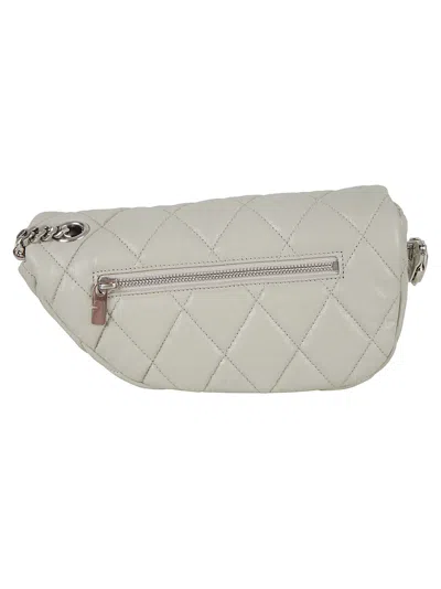Burberry Shield Lock Tote In Fog