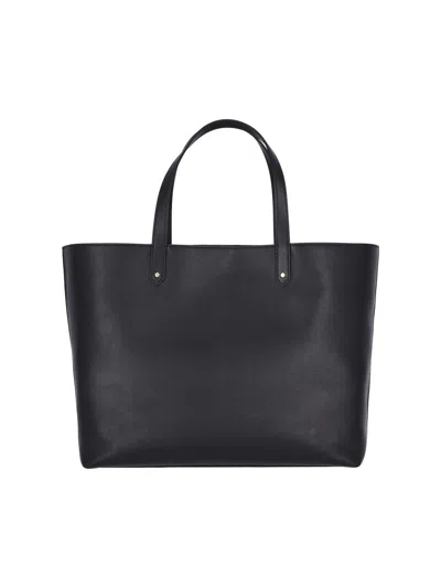 Shop Golden Goose Logo Tote Bag In Black