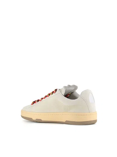 Shop Lanvin Sneaker Curb Lite In White/multicolor