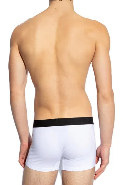 Dsquared2 Logo Patch Boxers In White/black