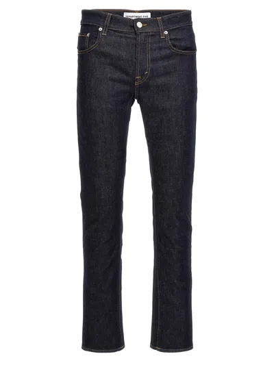 Department Five Department 5 Skeith Dark Blue Slim Jeans In Blue