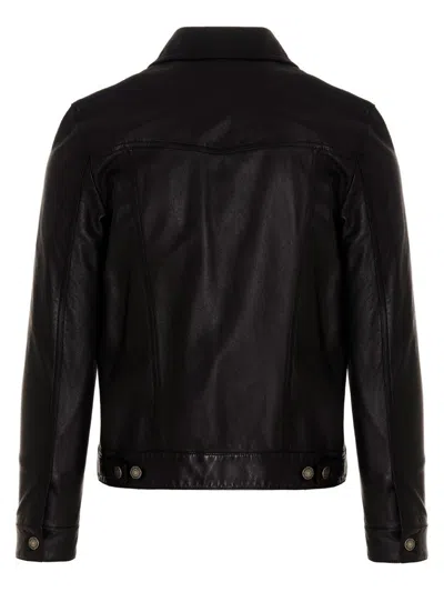 Shop Saint Laurent 'segovia' Jacket, In Black