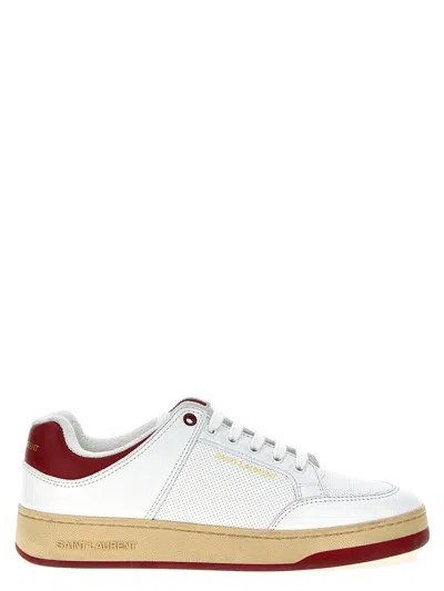 Shop Saint Laurent 'sl/61' Sneakers In White