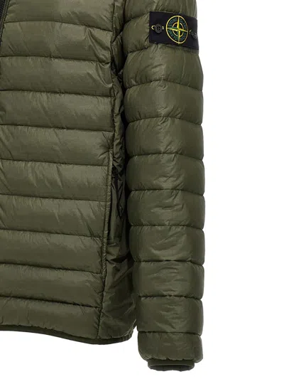 Shop Stone Island 'loom Woven Chambers R-nylon Down-tc' Down Jacket In Green