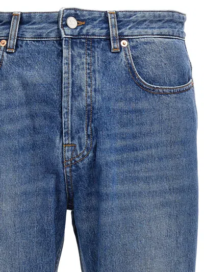 Shop Valentino Garavani  Straight Fit Jeans In Blue