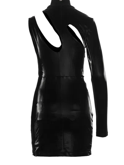 Shop Rotate Birger Christensen Rotate 'fallem' Dress In Black