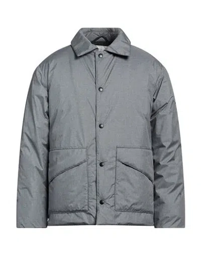 Woolrich Man Puffer Grey Size M Polyamide In Grey
