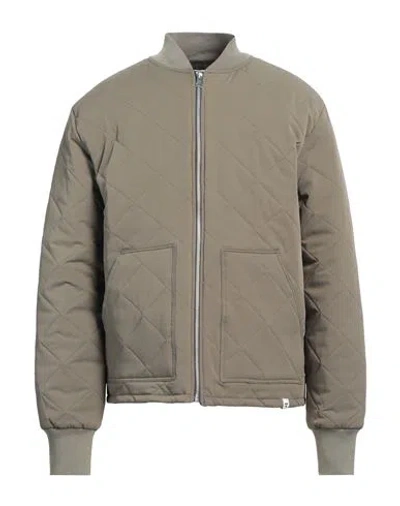 Woc Writing On Cover Man Jacket Military Green Size Xl Polyamide, Elastane In Green