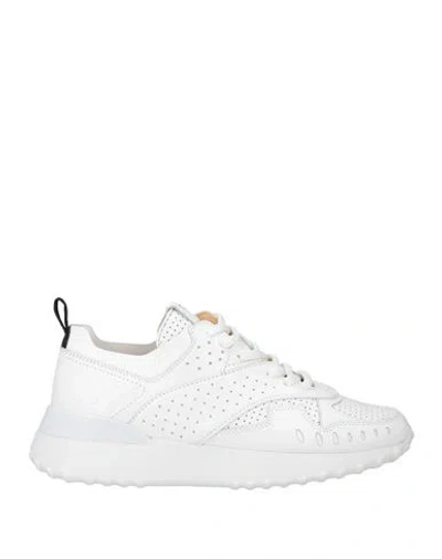 Tod's Woman Sneakers White Size 8 Soft Leather In White