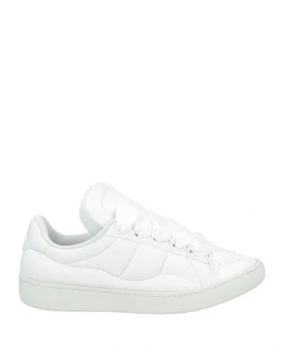 Lanvin Curb Sneakers In White