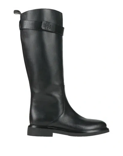 Tory Burch Leather Knee-high Boots In Black