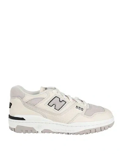 New Balance 550 Sneakers In Beige Suede And Leather In Pink