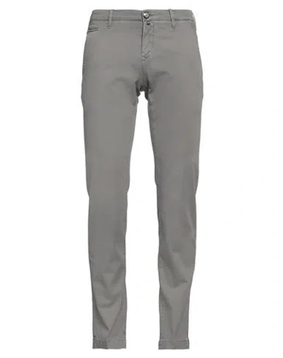 Jacob Cohёn Man Pants Grey Size 30 Cotton, Lyocell, Elastane In Grey