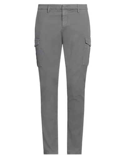 Dondup Man Pants Grey Size 29 Virgin Wool, Cotton, Elastane In Grey