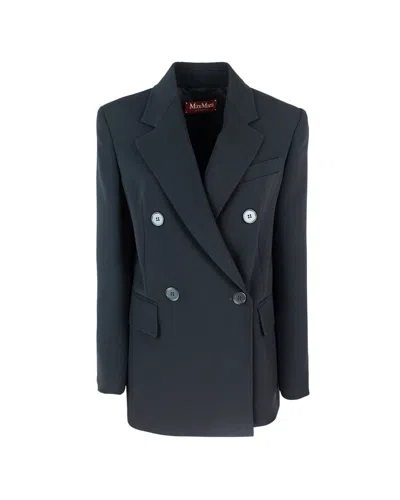 Max Mara Studio Jacket In Black