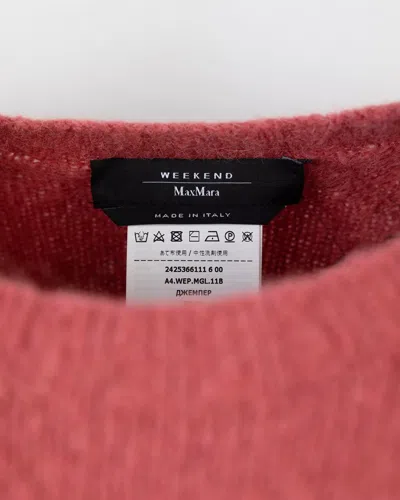 Shop Weekend Max Mara Sweater In Fuchsia