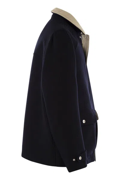 Shop Brunello Cucinelli Jackets In Navy