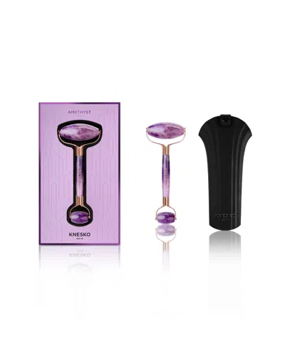 Knesko Amethyst Gemstone Roller In Default Title