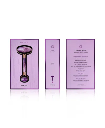 Knesko Amethyst Gemstone Roller In Default Title
