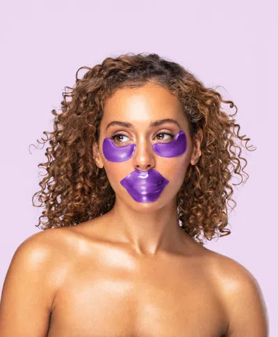 Knesko Amethyst Hydrate Collagen Mask & Amethyst Gemstone Roller Discovery Kit In Default Title
