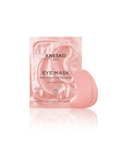 Shop Knesko Rose Quartz Antioxidant Collagen Eye Mask In Single Eye Mask