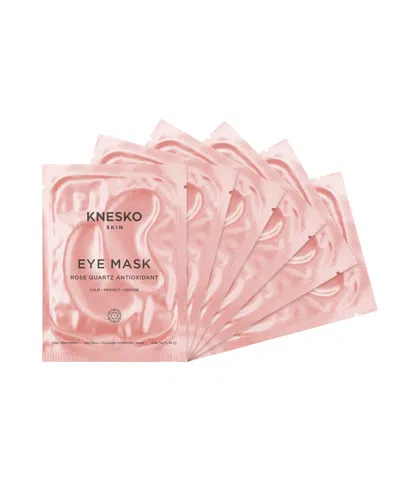 Shop Knesko Rose Quartz Antioxidant Collagen Eye Mask In Single Eye Mask