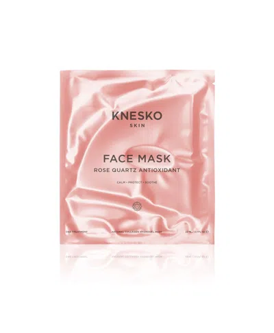 Knesko Rose Quartz Antioxidant Collagen Face Mask In Single Face Mask
