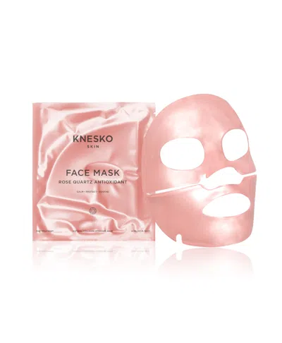 Knesko Rose Quartz Antioxidant Collagen Mask & Rose Quartz Gemstone Roller Discovery Kit In Default Title