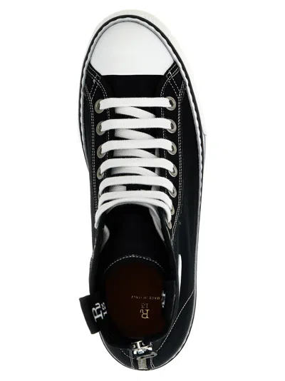 R13 Black Courtney Platform High Top Sneakers