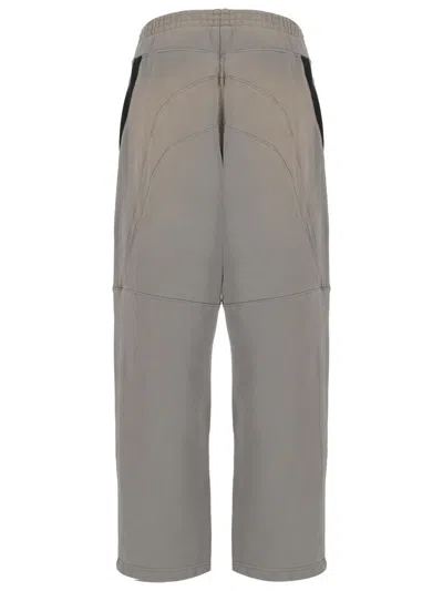 Shop Balenciaga Trousers In Balencia Grey/white