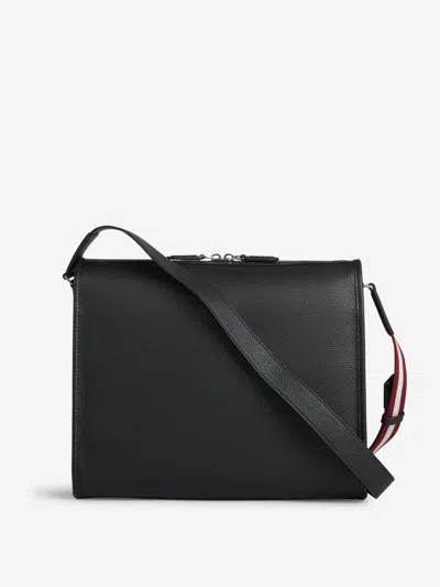 Shop Bally Code Shoulder Bag In Two-way Zipper Closure