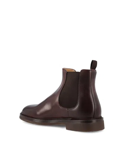 Shop Brunello Cucinelli Boots In Brown