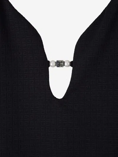 Givenchy One Piece Swimsuit In Knot Closure At The Back Neck