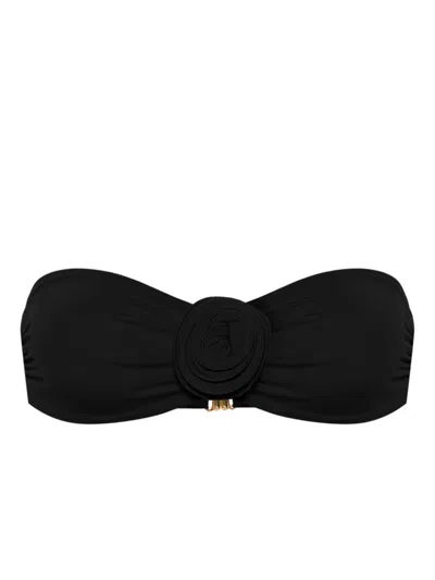 La Reveche Vesna Bandeau Bikini Top In Black