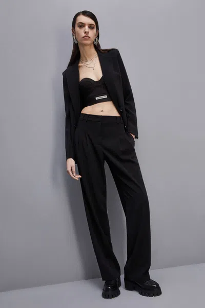 Shop Patrizia Pepe Pants In Black