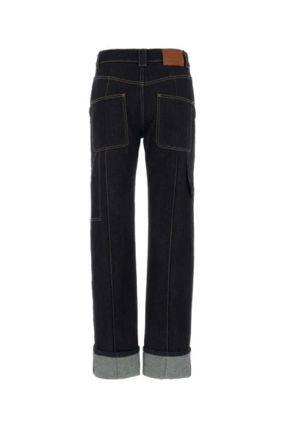 Alexander Mcqueen Dark Blue Denim Jeans In Blue