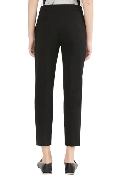 Shop Max Mara Trousers In Black