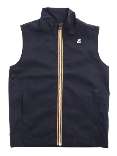 K-way Blu Valen Vest In Blue