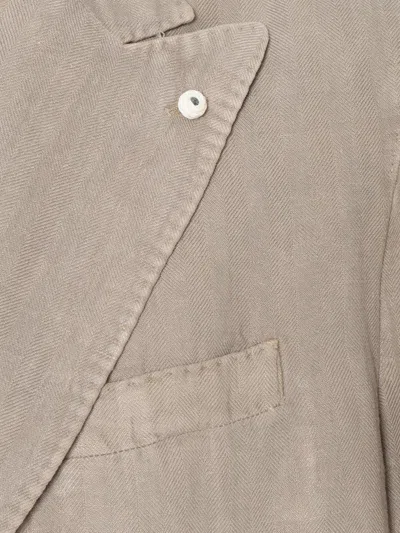 Brando-lubiam Double-breasted Jacket In Multicolor