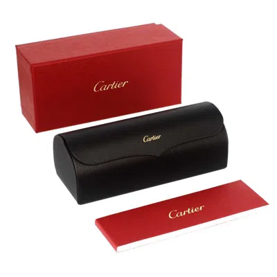 Shop Cartier Sunglasses In Gold