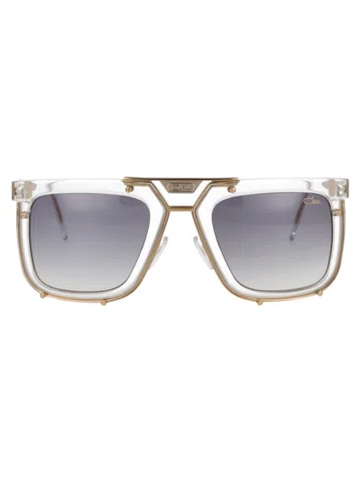 Shop Cazal Sunglasses In 003 Crystal