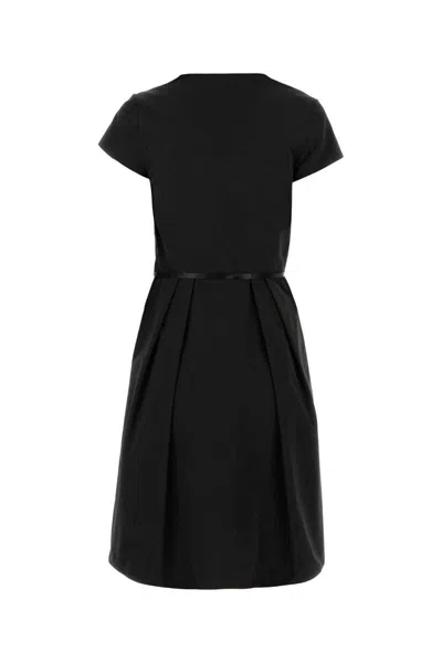 Givenchy Women Black Taffetas Mini Dress In Black