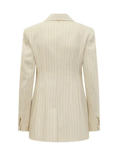Sportmax Single-breasted Two-button Jacket In White