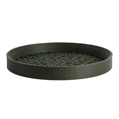 Jonathan Y Drew 8.4" Modern Geometric Indoor Eco-friendly 3d Printed Plant Saucer