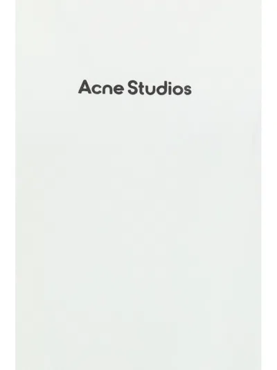 Shop Acne Studios T-shirts In Optic White