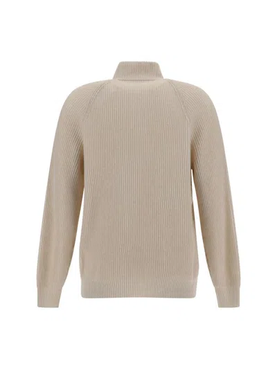 Shop Brunello Cucinelli Knitwear In Beige