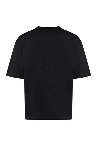Dsquared2 Graphic-print Cotton T-shirt In Black