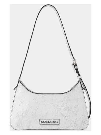Acne Studios Small Micro Platform Shoulder Bag Women In White