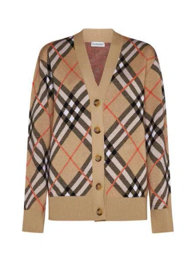 Burberry Cardigan In Beige