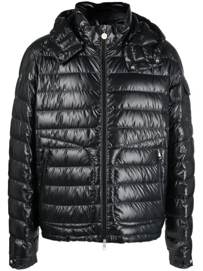 Moncler Lauros Padded Down Jacket In Black Polyester In Black